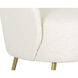 Clea Altro White Lounge Chair